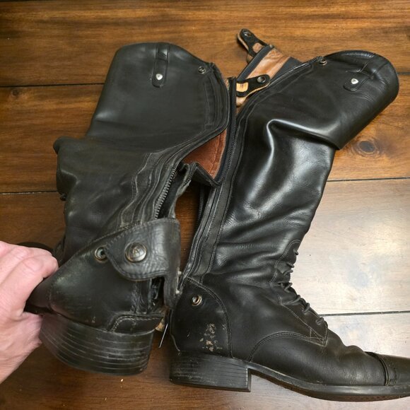 ARIAT Field Boot 10010170 Tall - English Riding Boot Equestrian full Calf US9B - Picture 7 of 8